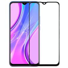Lente in vetro esterno dello schermo anteriore con adesivo otticamente trasparente OCA per Xiaomi Redmi 9