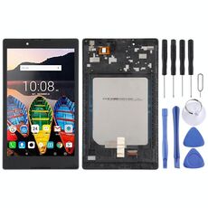 Schermo LCD OEM per Lenovo Tab 3 (8 pollici) TB3-850M, TB-850, TB3-850F Digitizer Assemblaggio completo con cornice (nero)