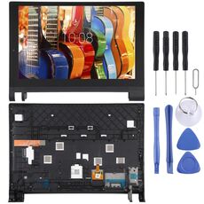 Schermo LCD OEM per Lenovo Yoga Tab 3 (10 pollici) YT3-X50, YT3-X50F, YT3-X50M Digitizer Assemblaggio completo con cornice (nero)