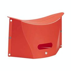Sgabello di plastica pieghevole leggero da viaggio all'aperto (rosso)