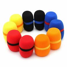 Coperchio del microfono della spugna morbida della polvere a polvere da 10 pezzi (consegna a colori casuale)