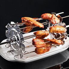 Long 25cm Air Frigry Electric Forno agnello Griglia agnello