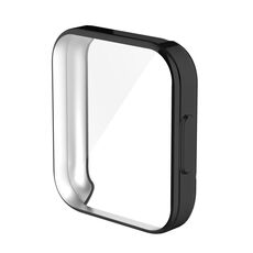 Per Xiaomi Redmi Watch 2 Lite Electroplated TPU Custodia protettiva a full-chiuso (nero)