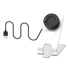 Per Garmin Vivosport Base di ricarica in metallo magnetico rotabile (argento)