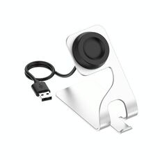 Per Huawe Watch D Base di ricarica in metallo magnetico rotabile (argento)