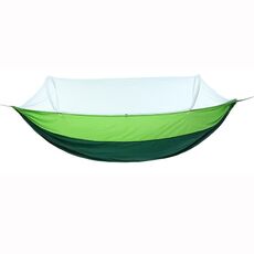 Amaca aperta anti-zanzare da campeggio all'aperto Apartamento rapido, Specifiche: Doppia (frutta verde + inchiostro verde)