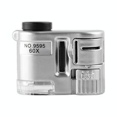 Microscopio mini della luce UV della luce del LED 9595 60x