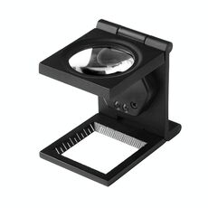 Lente di ingrandimento pieghevole a doppia luce a led 9005b 10x