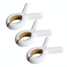 6 pezzi Giallo giallo Plastica in plastica foglio antivento foglio fisso clothespin gancio clip