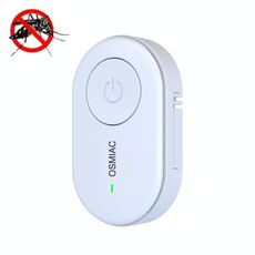 TS-07-08 Bambini ad ultrasuoni portatili all'aperto a ultrasuoni, fibbia repellente per zanzare (bianco)