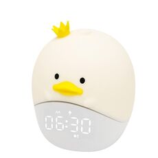 Cartoon Animal LED Smart Slead Orologio da letto Mini Lampada addormentata (Anatra Principe)