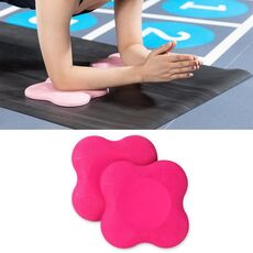 1 PC Support Flat Elbow Pads Yoga Knee Pads (Rose Red)