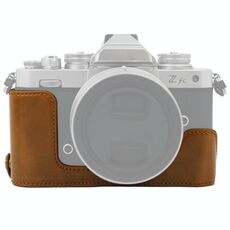 Macchina fotografica in pelle PU a 1/4 di pollice per Nikon Z FC (Brown)