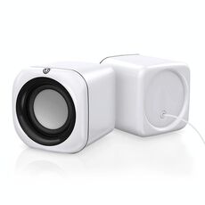 A1 VERSIONE STANDARD STANDARD USB Mini altoparlante con cablaggio con filo ad alto volume, lunghezza cavo: 1,1 m (bianco)