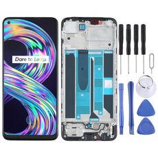 Schermo LCD originale per OPPO Realme 8 4G Digitizer Assemblaggio completo con cornice