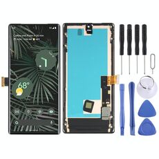 Schermo LCD originale per Google Pixel 6 Pro Digitizer Assemblaggio completo con cornice