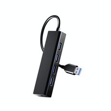 4 x Porte USB 2.0 Convertitore hub, Durata del cavo: 15 cm, Stile: Senza barra luminosa