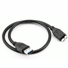 Cavo dati USB 3.0 maschio al micro USB per HDD mobile esterno, lunghezza del cavo: 1,8 m (nero)