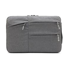 Zipper Tipo Poliestere Business Laptop Liner Bag, Dimensioni: 15.6 pollici (grigio chiaro)