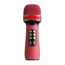 WS898 Microfono Bluetooth wireless live con funzione audio (rosso)