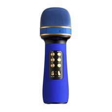 WS898 Microfono Bluetooth wireless live con funzione audio (blu)