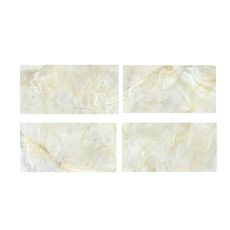 Autoadesivo della parete del modello di marmo della parete della parete del film di cristallo 4 PCS MARBE (DLS028)
