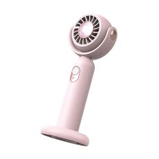 F10 USB Hanging Neck Fan (rosa)