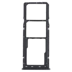 Per Samsung Galaxy M21 SM-M215 Vassoio per schede SIM + Vassoio per schede SIM + Vassoio per schede Micro SD (nero)