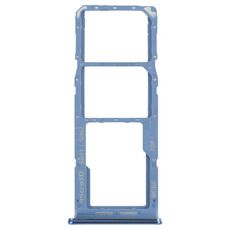 Per Samsung Galaxy M32 SM-M325 Vassoio per schede SIM + Vassoio per schede SIM + Vassoio per schede Micro SD (blu)