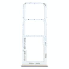 Per Samsung Galaxy M32 SM-M325 Vassoio per schede SIM + Vassoio per schede SIM + Vassoio per schede Micro SD (Argento)