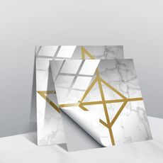 20 pz 10cm PVC Crystal Crystal Coperto film Geometric Pattern Mattonelle Adesivo murale (TS234)