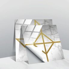20 PCS 15 cm PVC Crystal Crystal Crystal Pellicola Geometric Pattern Mattonelle Adesivo murale (TS234)