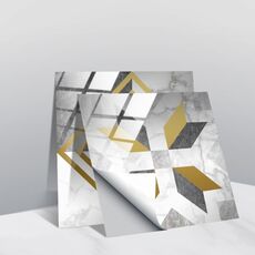 20 PCS 15cm PVC Crystal Crystal Crystal Pellicola Geometric Pattern Mattonelle Adesivo murale per piastrelle (TS238)