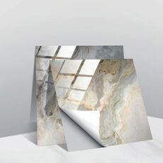 20 pezzi 15 cm PVC Crystal Crystal Crystal Pellicola Geometric Pattern Mattonelle Adesivo murale (TS243)