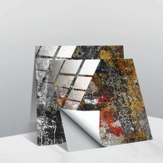 20 PCS 15 cm PVC Crystal Crystal Crystal Pellicola Geometric Pattern Mattonelle Adesivo murale per piastrelle (TS246)