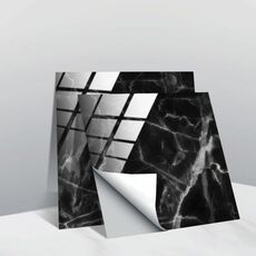 20 PCS 20 cm PVC Crystal Crystal Crystal Pellicola Geometric Pattern Mattonelle Adesivo murale (TS227)