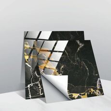 20 pezzi 20cm PVC Crystal Crystal Crystal Pellicola Geometric Pattern Mattonelle Adesivo murale per piastrelle (TS229)