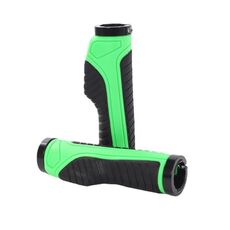 1 paio di biciclette MTB Bici Manubrio Grips Gomma Anti-slip Racing Bike Grip (Green)