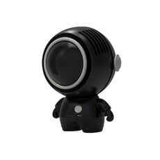 MF040 Mini portatile Sfondo senza foglie USB Hanging Handheld Spaceman Fan (nero)