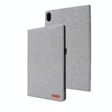 For OPPO Realme Pad 11 inch Horizontal Flip TPU + Fabric PU Leather Protective Case(Grey)