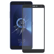 Per Alcatel 3V 5099D 5099A Lente in vetro esterno dello schermo anteriore (nero)