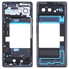 Piastra di lunetto originale per telaio medio per Google Pixel 6 (nero)