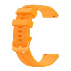 Per Huawei Watch GT2 42mm 20mm da orologio in silicone a strisce in fibra di carbonio (giallo)