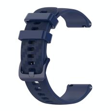 Per Huawei Watch 2 20 mm in fibra di carbonio Striellate Watch Band (blu)