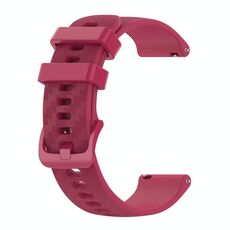 Per honor orologio ES 20mm in fibra di carbonio Strisce Silicone Watch Band (Borgogna)
