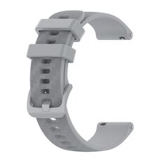 Per honor orologio ES 20mm in fibra di carbonio Strisce Silicone Watch Band (Grey)