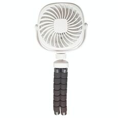 Polpo di deformazione passeggino Desktop portatile portatile portatile USB piccolo ventilatore, colore: 1200mAh bianco