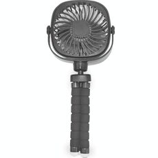 Polopus Passeggino Deformation Fan Desktop Portatile Portatile Portatile USB Piccolo ventilatore, Colore: 2200mAh Nero