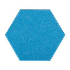 Pannello fonoassorbente in cotone per isolamento acustico della decorazione della parete in fibra di poliestere, stile: con colla (blu lago)