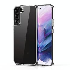 Per Samsung Galaxy S22 + 5G Crystal Clear Series PC + Custodia per telefono in TPU (trasparente)